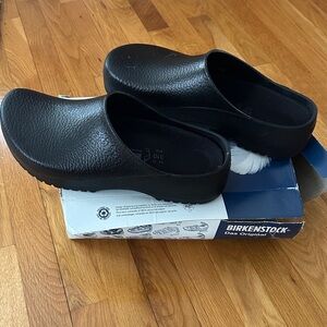 Birkenstock Black Slip-On Professional Clogs